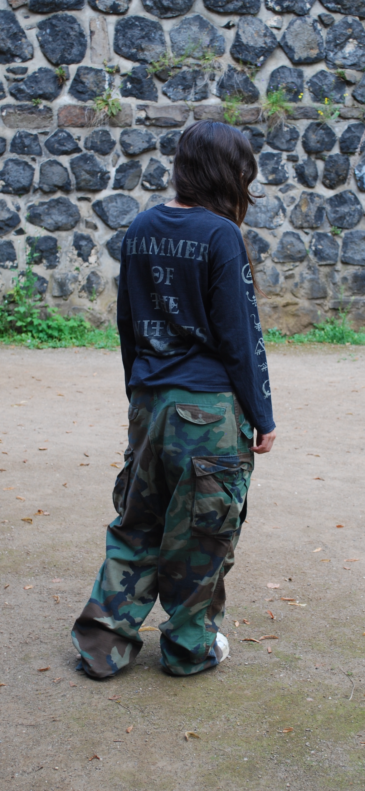 Vintage 80`s Military Camo Cargo