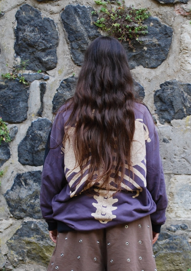 Kapital Remake 2-Toned Bones Sweater