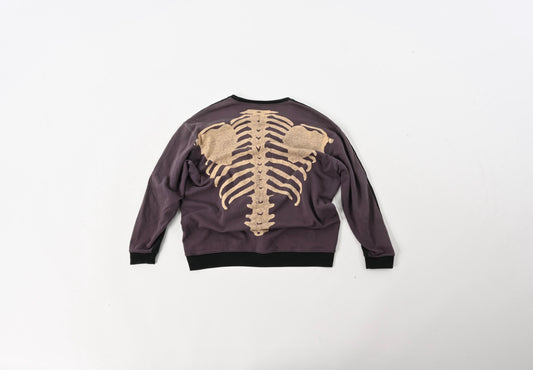 Kapital Remake 2-Toned Bones Sweater