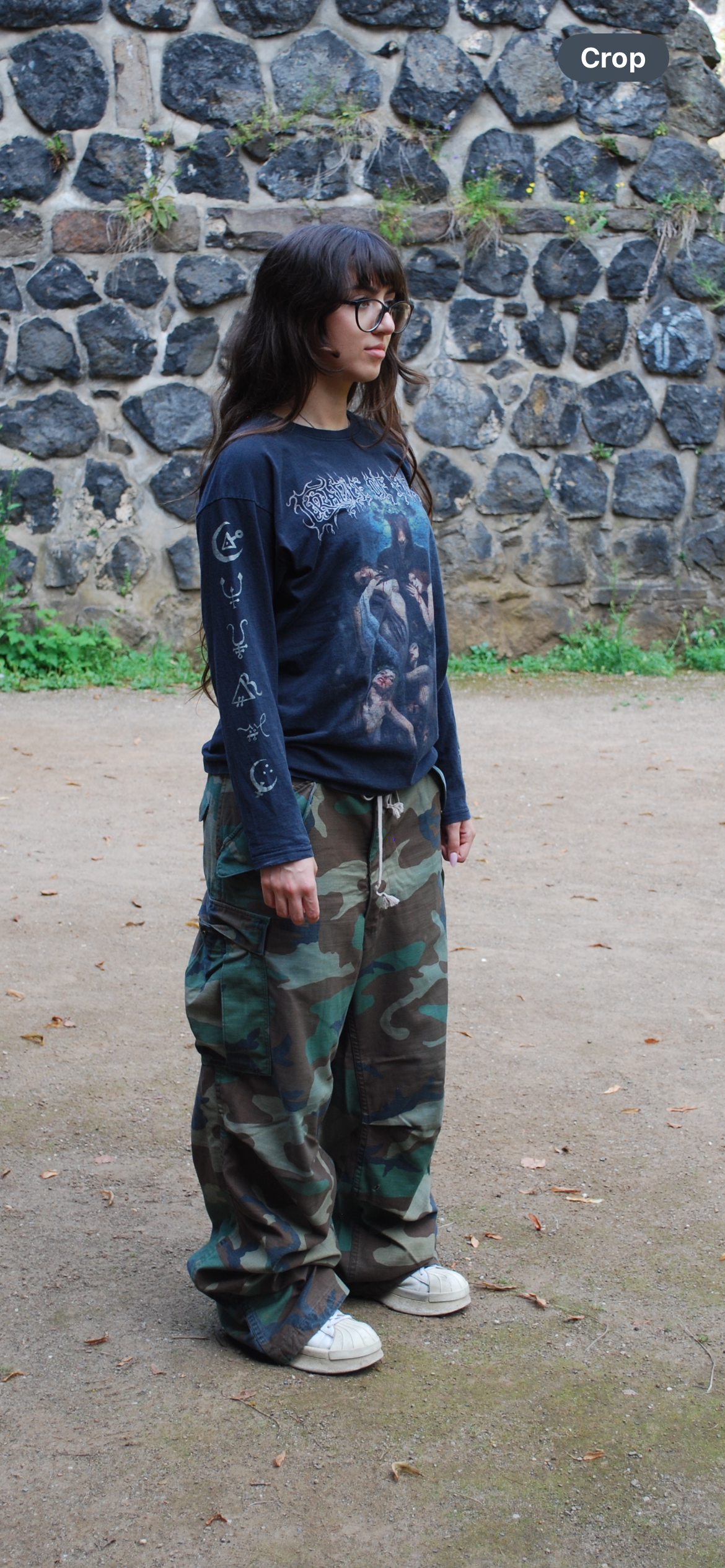 Vintage 80`s Military Camo Cargo